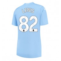 Camisa de time de futebol Manchester City Rico Lewis #82 Replicas 1º Equipamento Feminina 2023-24 Manga Curta
